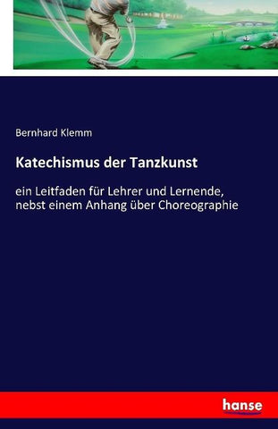 Katechismus der Tanzkunst