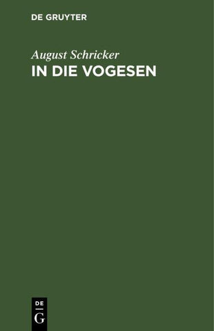 In die Vogesen