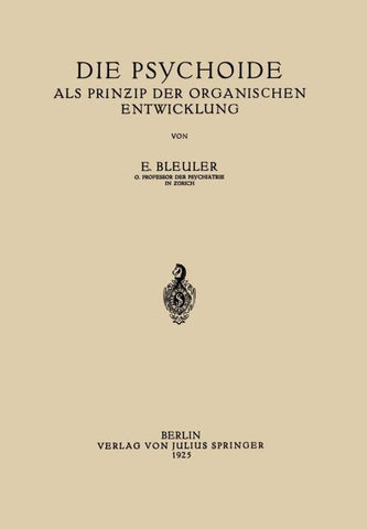 Die Psychoide