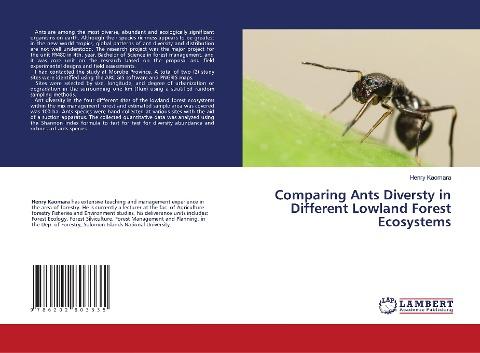 Comparing Ants Diversty in Different Lowland Forest Ecosystems