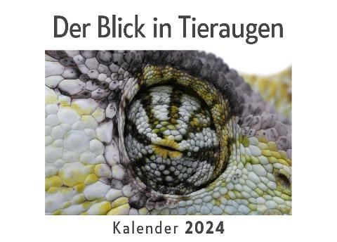 Der Blick in Tieraugen (Wandkalender 2024, Kalender DIN A4 quer, Monatskalender im Querformat mit Kalendarium, Das perfekte Geschenk)