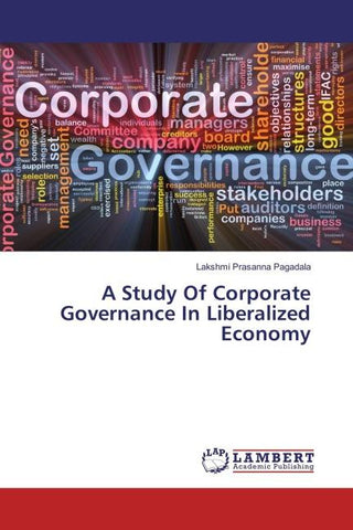 A Study Of Corporate Governance In Liberalized Economy