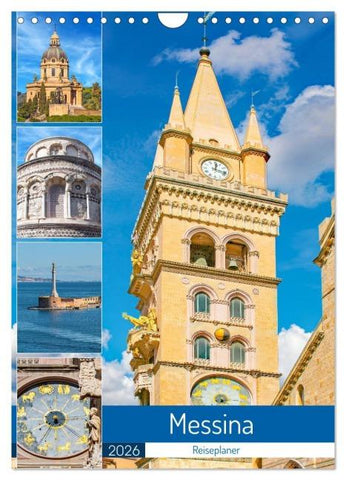 Messina - Reiseplaner (Wandkalender 2026 DIN A4 hoch), CALVENDO Monatskalender