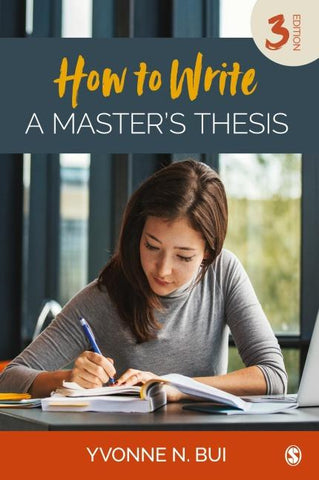 How to Write a Master¿s Thesis
