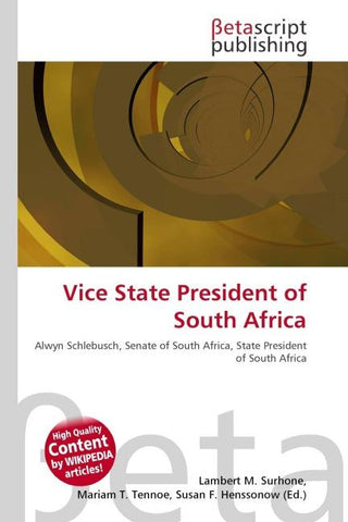 Vice State President of South Africa