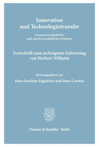 Innovation und Technologietransfer.
