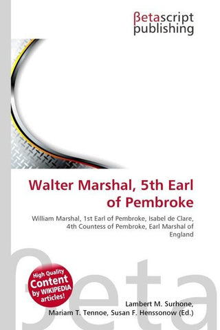 Walter Marshal, 5th Earl of Pembroke