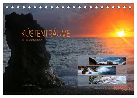 Küstenträume im Panoramablick (Tischkalender 2026 DIN A5 quer), CALVENDO Monatskalender
