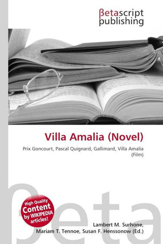 Villa Amalia (Novel)