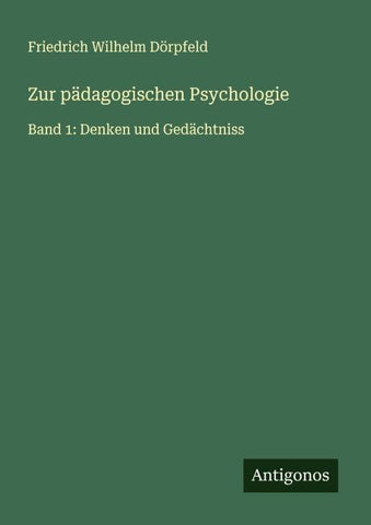 Zur pädagogischen Psychologie