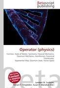 Operator (physics)