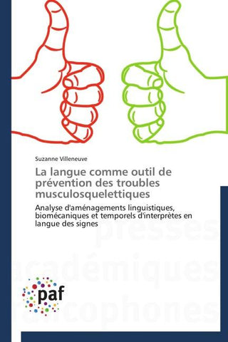 La langue comme outil de prévention des troubles musculosquelettiques