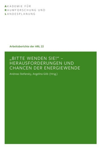 "Bitte wenden Sie!" - Herausforderungen und Chancen der Energiewende