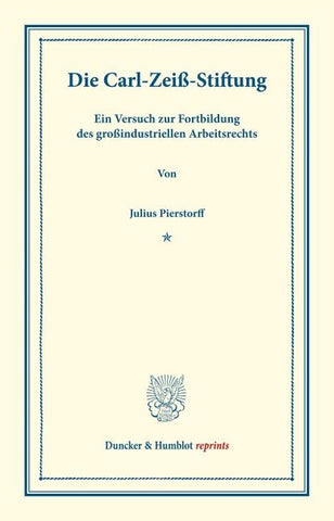Die Carl-Zeiß-Stiftung,