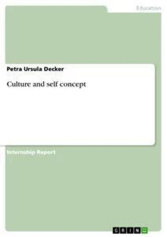Culture and self concept
