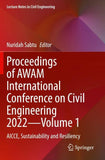 Proceedings of AWAM International Conference on Civil Engineering 2022—Volume 1