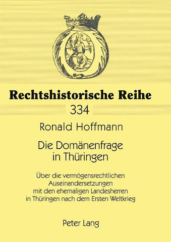 Die Domänenfrage in Thüringen