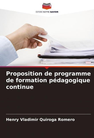 Proposition de programme de formation pédagogique continue
