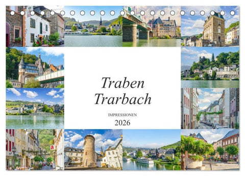 Traben Trarbach Impressionen (Tischkalender 2026 DIN A5 quer), CALVENDO Monatskalender