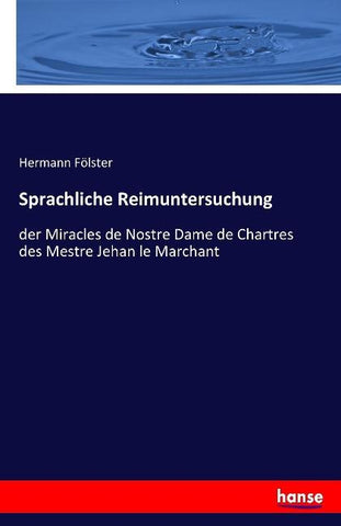 Sprachliche Reimuntersuchung