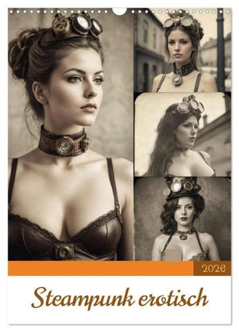 Steampunk erotisch (Wandkalender 2026 DIN A3 hoch), CALVENDO Monatskalender