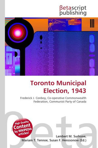 Toronto Municipal Election, 1943