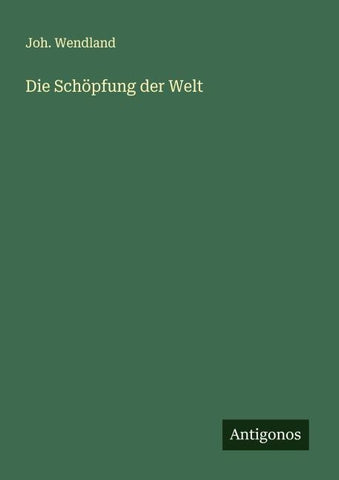 Die Schöpfung der Welt