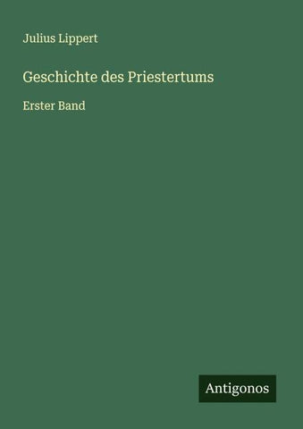 Geschichte des Priestertums