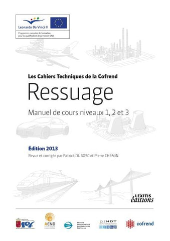 Ressuage Manuel de cours niveaux 1, 2 et 3 Edition 2013