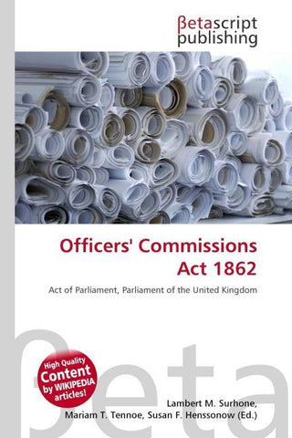Officers' Commissions Act 1862