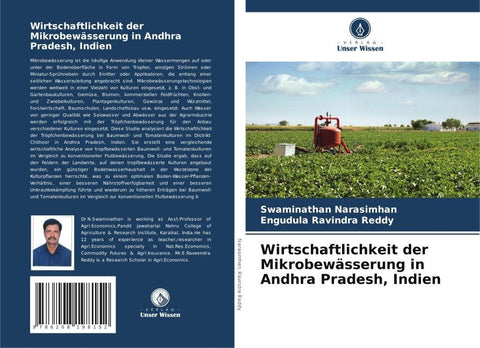 Wirtschaftlichkeit der Mikrobewässerung in Andhra Pradesh, Indien