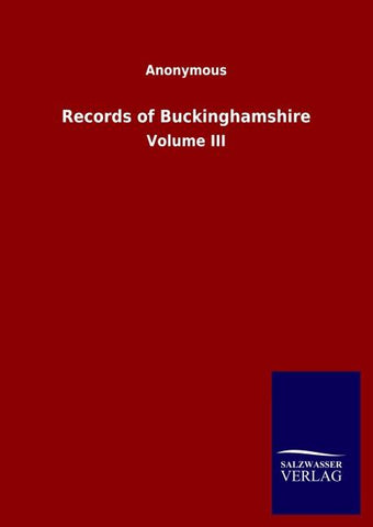 Records of Buckinghamshire