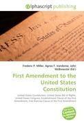 First Amendment to the United States Constitution