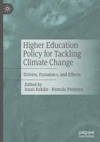 Higher Education Policy for Tackling Climate Change