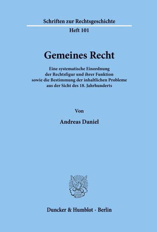 Gemeines Recht.