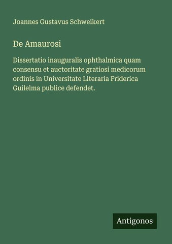 De Amaurosi