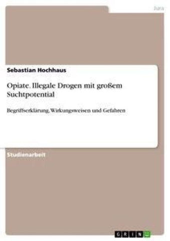 Opiate. Illegale Drogen mit großem Suchtpotential
