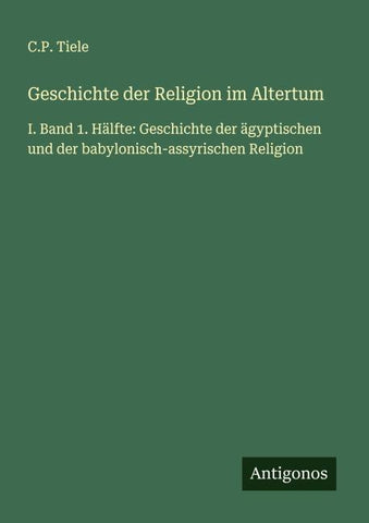 Geschichte der Religion im Altertum