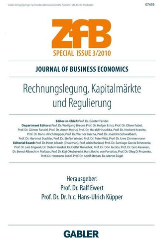 Rechnungslegung, Kapitalmärkte und Regulierung