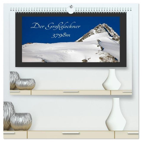 Der Großglockner 3798m (hochwertiger Premium Wandkalender 2026 DIN A2 quer), Kunstdruck in Hochglanz