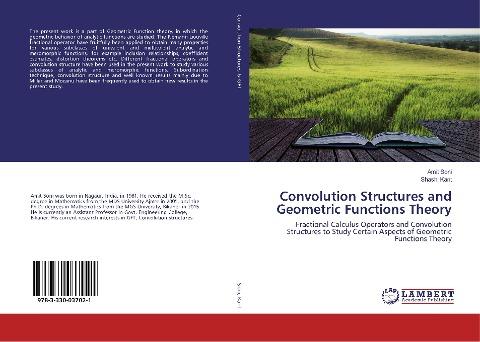 Convolution Structures and Geometric Functions Theory
