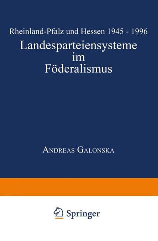 Landesparteiensysteme im Föderalismus