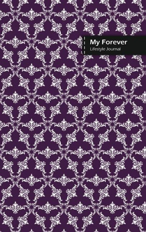 My Forever Lifestyle Journal, Blank Write-in Notebook, Dotted Lines, Wide Ruled, Size (A5) 6 x 9 In (Purple)