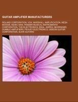 Guitar amplifier manufacturers
