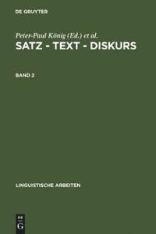 Satz – Text – Diskurs. Band 2