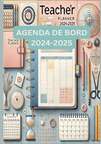 Agenda de Bord 2024-2025