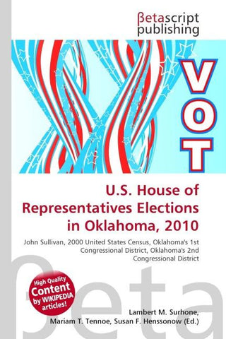 U.S. House of Representatives Elections in Oklahoma, 2010