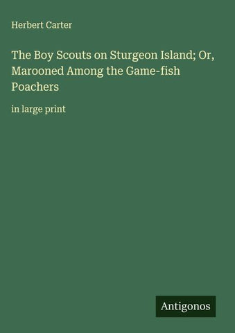 The Boy Scouts on Sturgeon Island; Or, Marooned Among the Game-fish Poachers