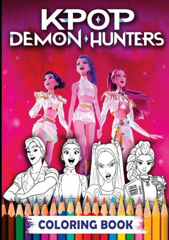 K-Pop Demon Hunters Coloring Book