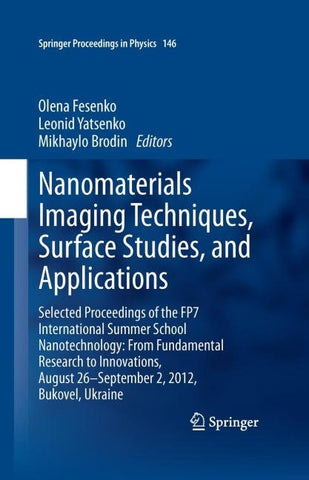 Nanomaterials Imaging Techniques, Surface Studies, and Applications